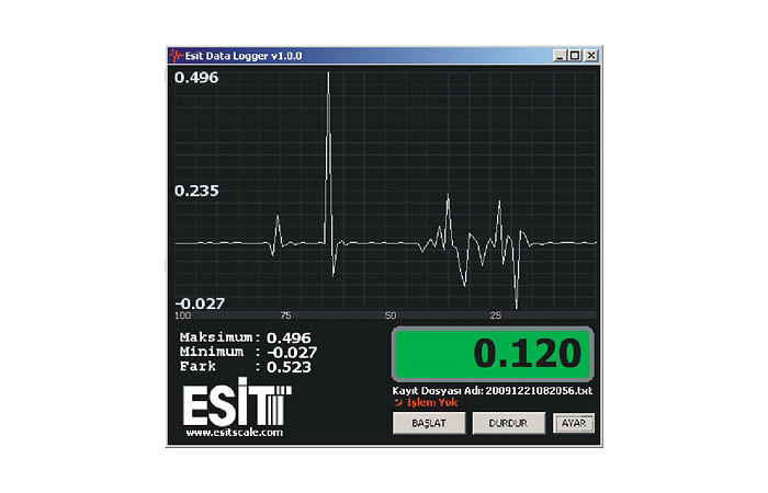 نرم‌افزار تحلیل داده توزین اسیت ESIT Data Logger